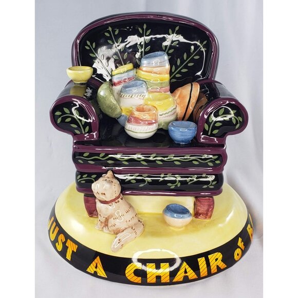 Mary Englebreit Other - Mary Engelbreit Life Is Just A Chair Of Bowlies Piggy Bank 1994